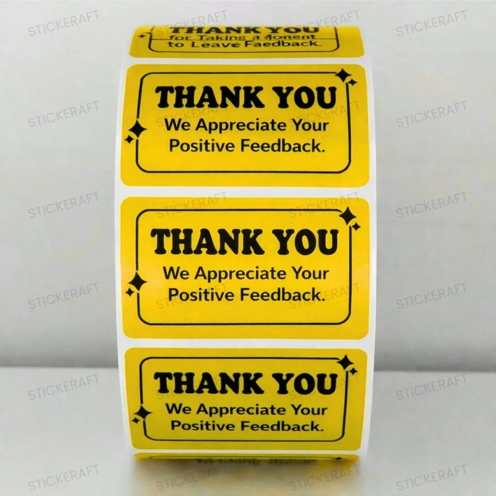 Thank You Stickers – Positive Feedback Labels for Poshmark Sellers NEW